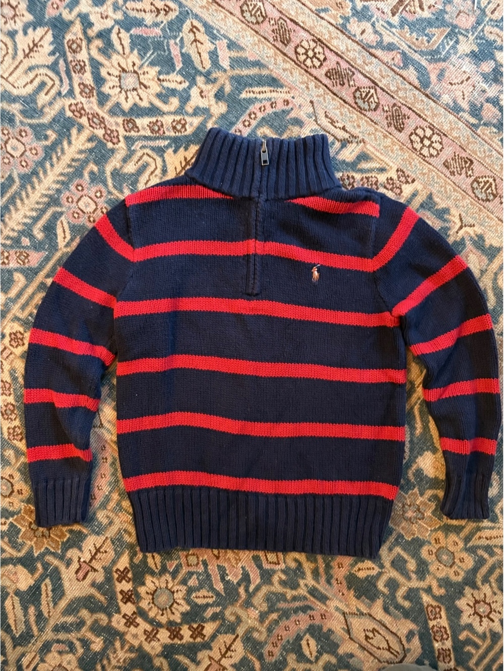 Kida Polo Quarter Zip Sweater Size 5